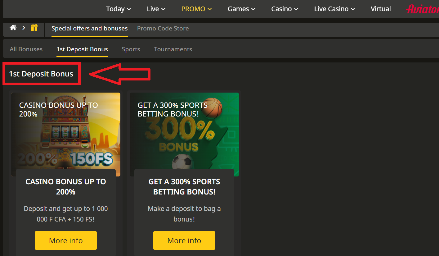 Bonus qu’on peut gagner pour register AfroPari en ligne